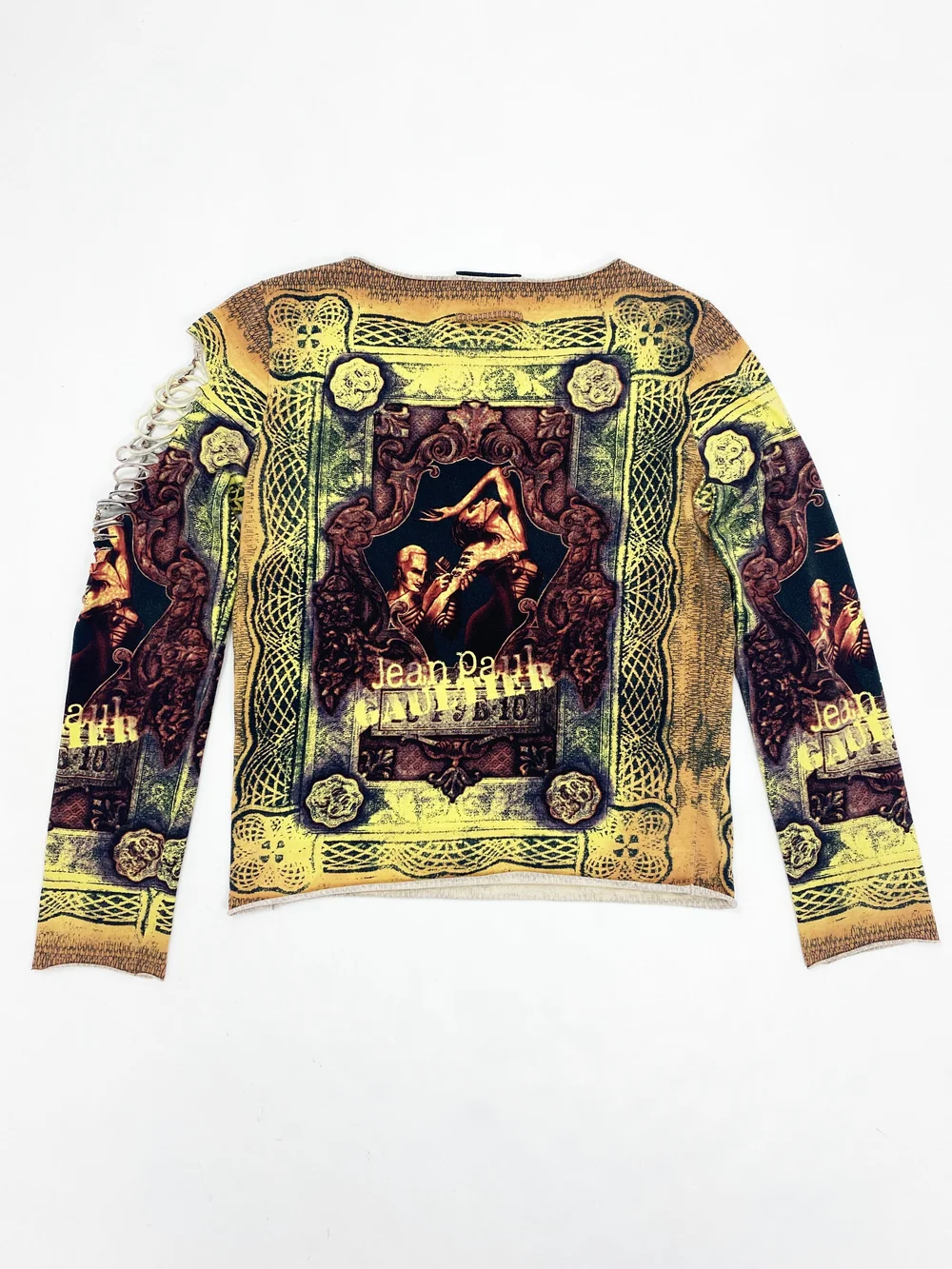 Jean Paul Gaultier 1995 braided cutout top — JAMES VELORIA